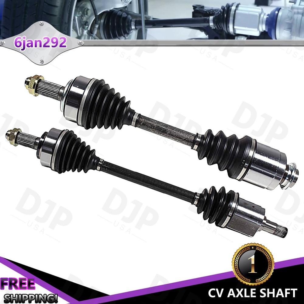Front Driver & Passenger Pair CV Axle Shaft for Honda CR-V 2.4L 2007-2010 2011