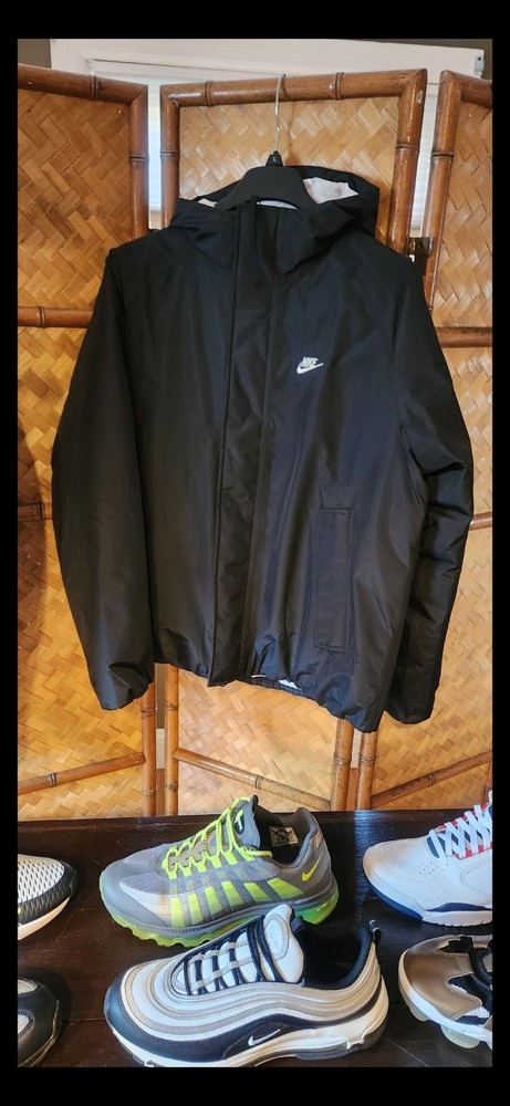 Nike Black Hooded Puffer Jacket GORE-TEX Men's M