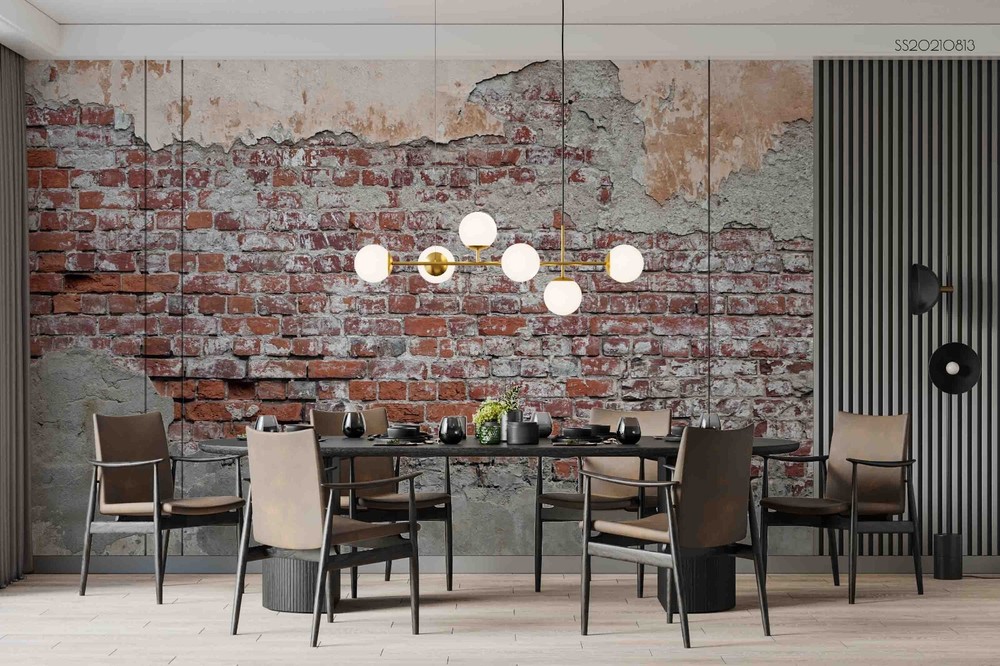 3D Red Brick Wall Texture Wall Murals Wallpaper Murals Wall Sticker 63