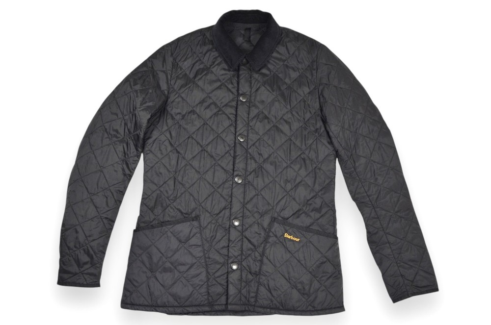 Barbour Heritage Liddesdale Jacket Men's Quilted Black England Classic Size S
