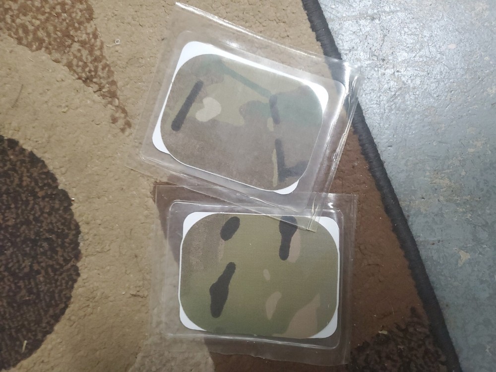 Set of 2 Multicam Repair Patch OCP 4x3 Easy Apply Peel and Stick SOT Army USGI