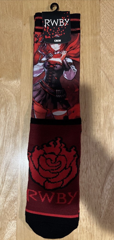 RWBY Crew Socks by Bioworld 2018 Rooster Teeth Official Merchandise