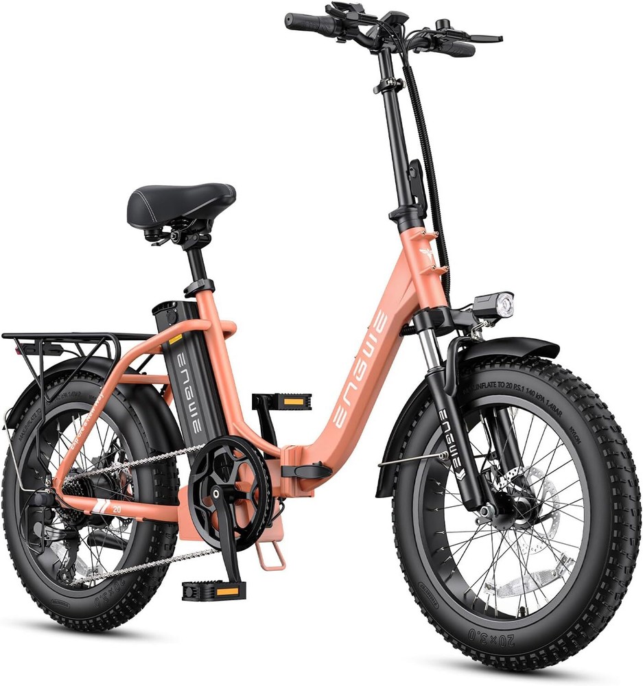 ENGWE L20 2.0 52V 13AH Foldable Step-Thru E-Bike 75Nm Torque 45KPH Speed PAS Electric Bicycle