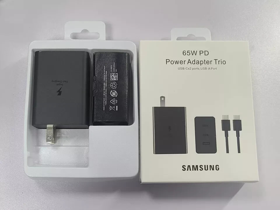 Samsung 65W Super Fast Charging PD 3.0 Trio Wall Adapter