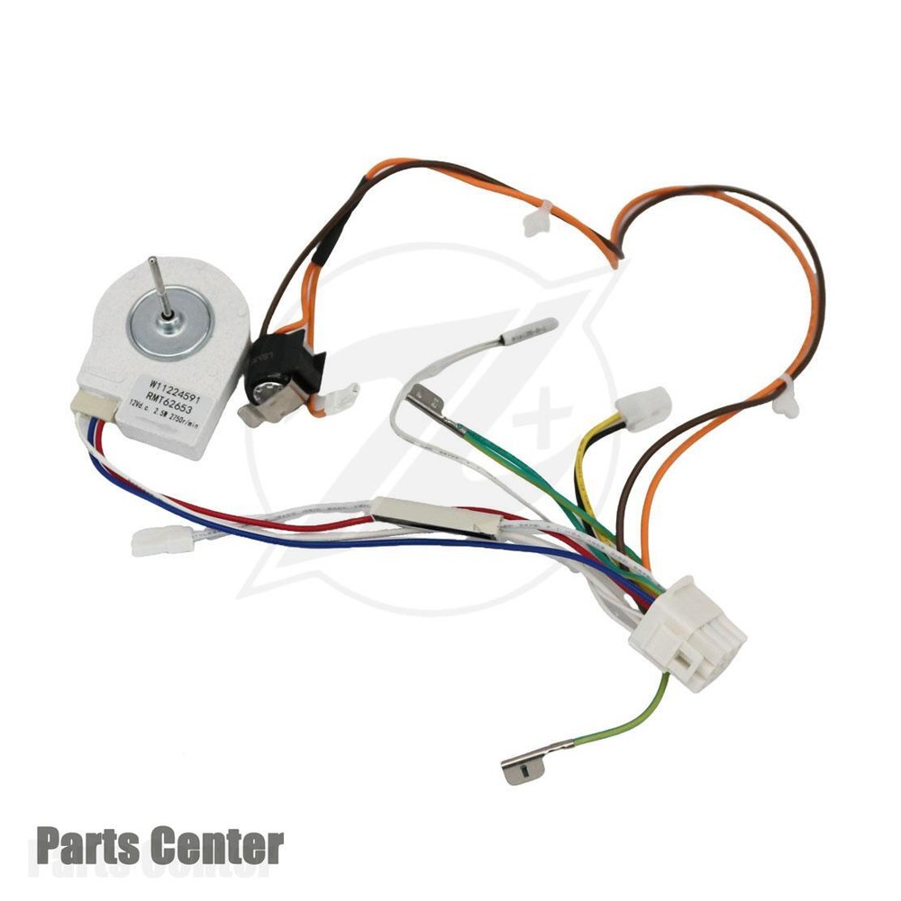 New Refrigerator Evaporator Fan Motor part number W11224591 for Whirlpool Maytag