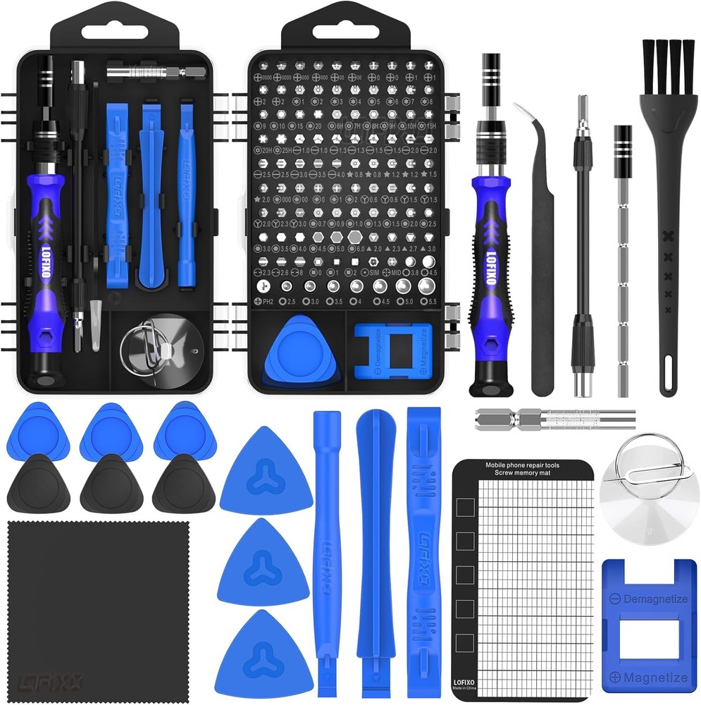 Magnetic Precision Screwdriver Set with Torx T6 T8 for Glasses Repair