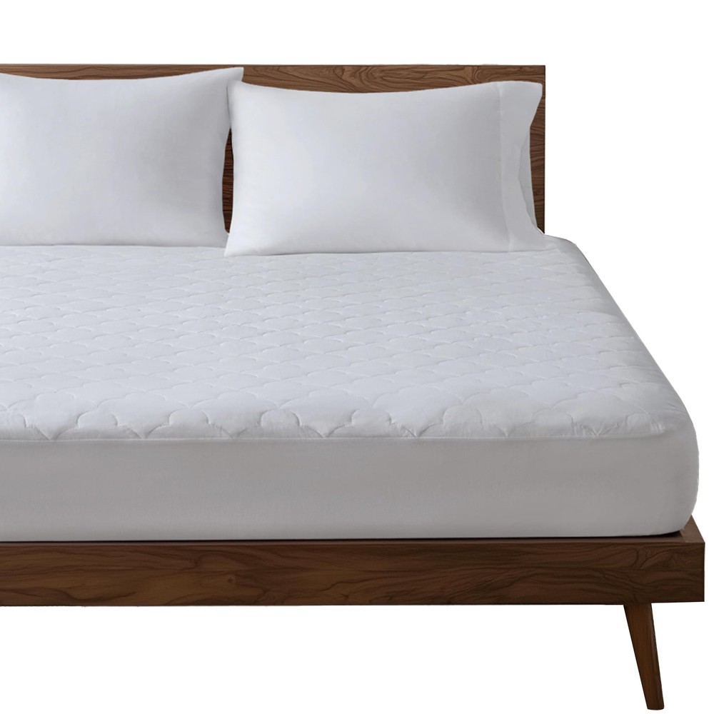 Queen Cotton Quilted Mattress Pad Protector Soft Bed Cover Classic Cloud