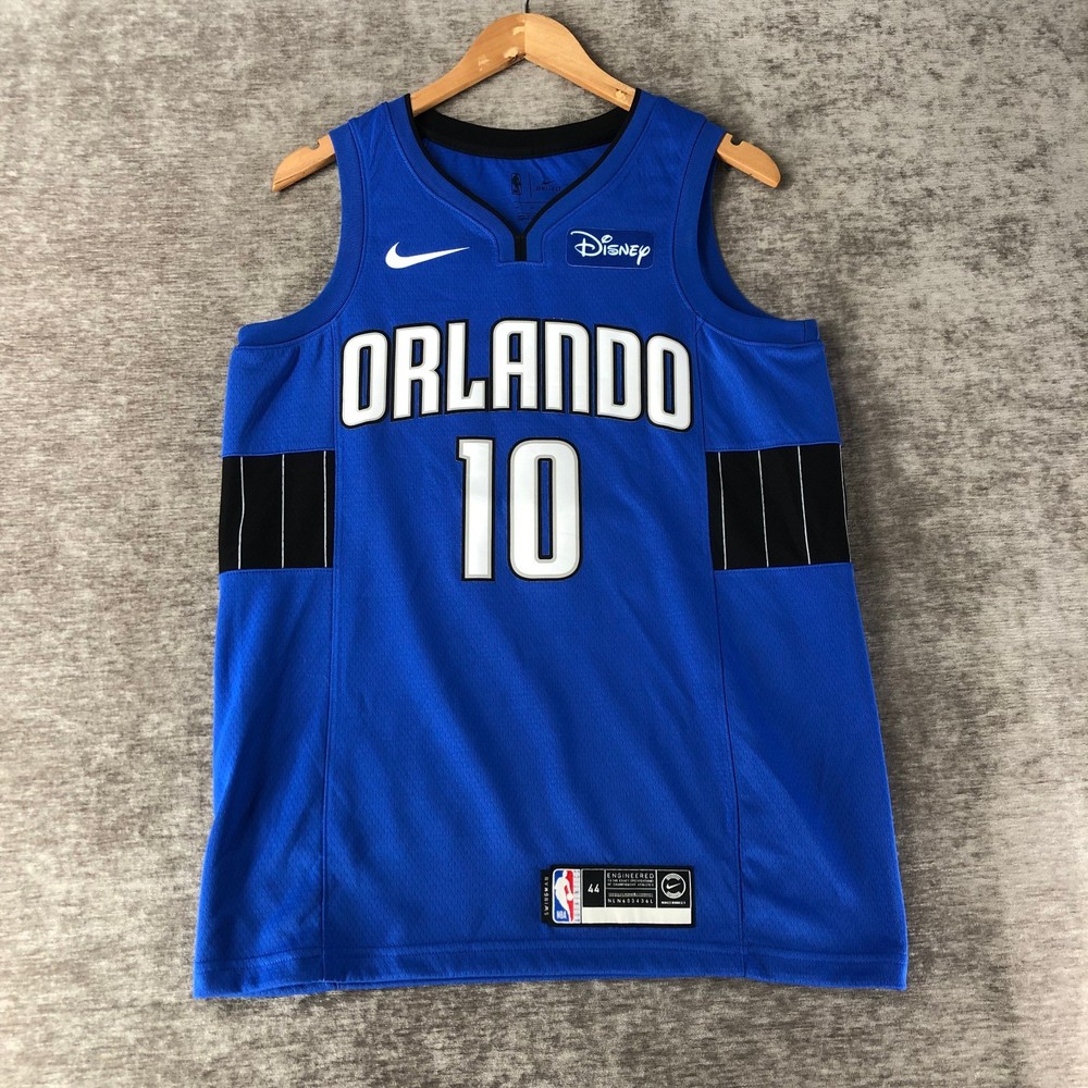 Nike NBA Orlando Magic #10 Evan Fournier Jersey Blue Men's Size 44 Medium