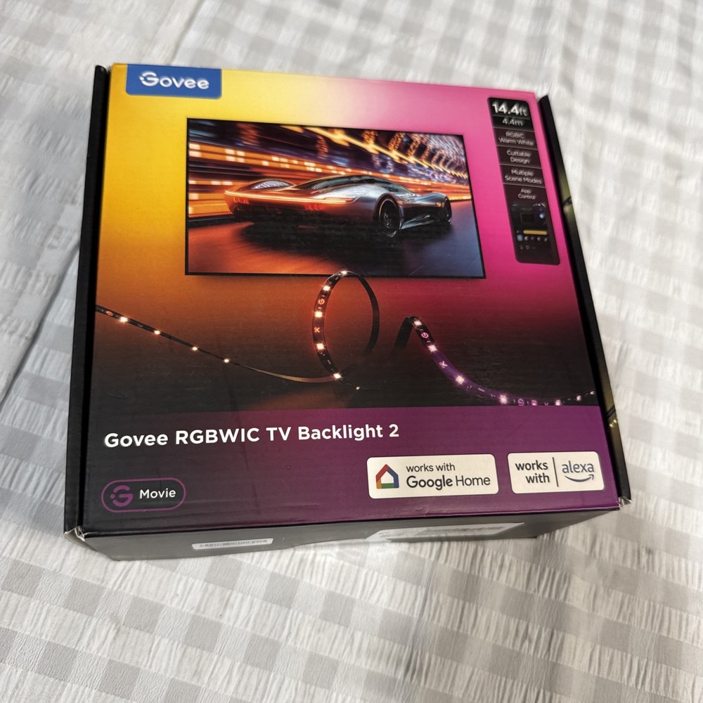 Govee RGBWIC TV Backlight 2 14.4ft Model: H6671, New Sealed