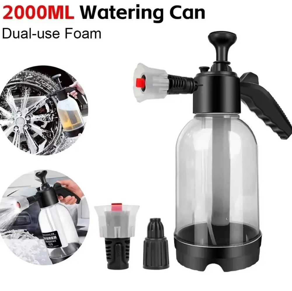 2L Foam Sprayer for Car Wash - Handheld Pressure Washer Bottle - Car Cleaning