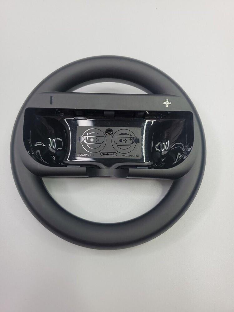 Nintendo Switch OEM Black Mini Steering Wheel Model HAC-017