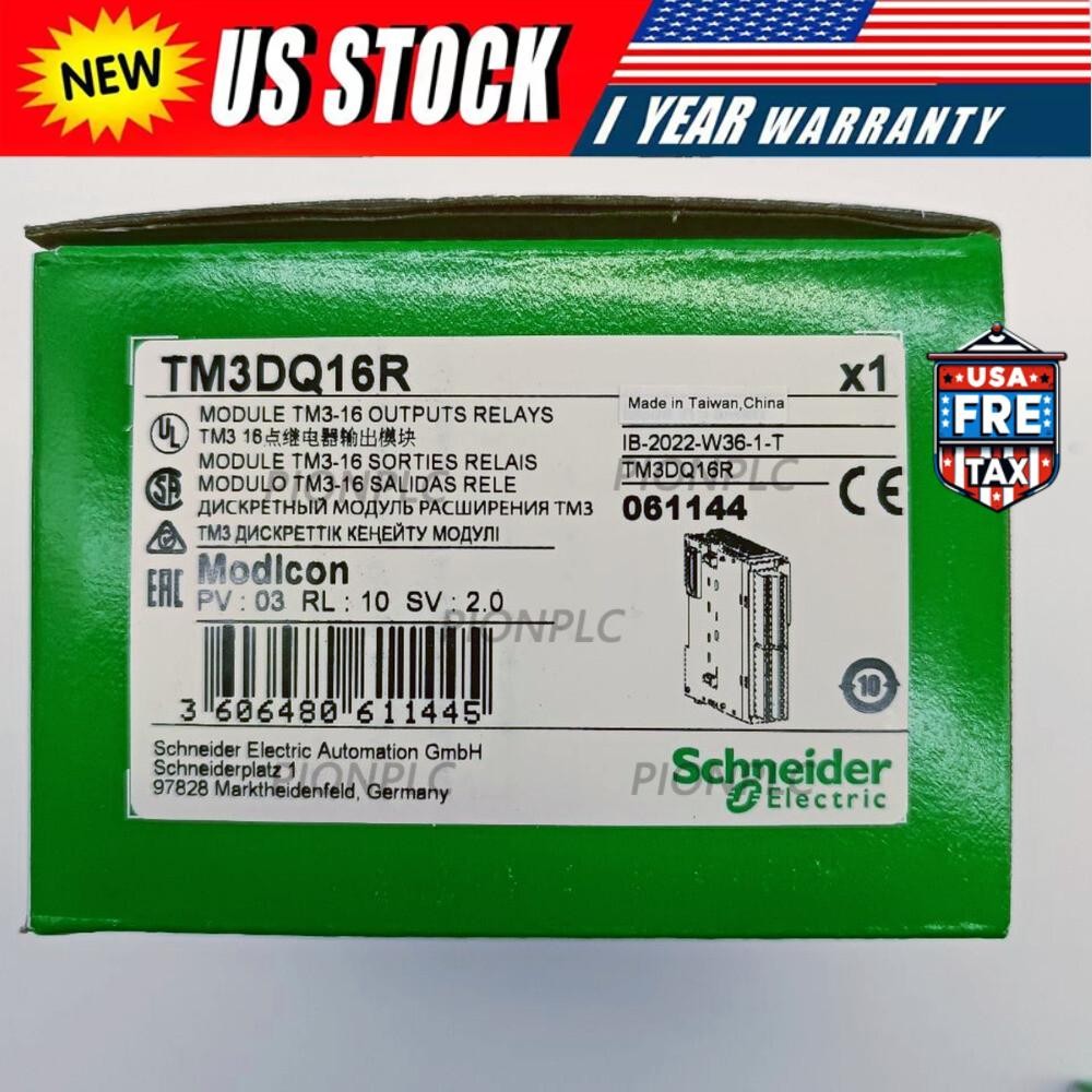 One Schneider TM3DQ16R PLC Module New In Box Fast Shipping