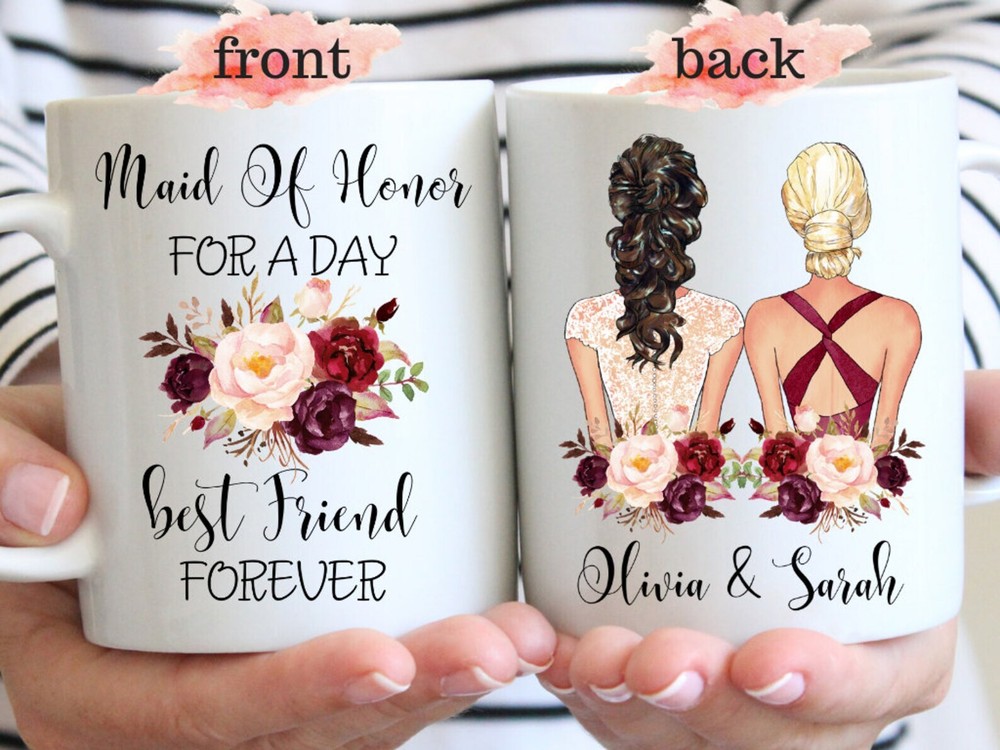 Custom Bridal Party Gift Maid Of Honor Proposal Mug Bride Gift Coffee Mug