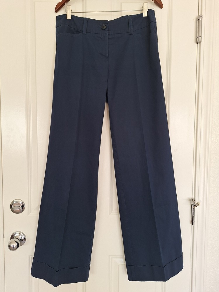 Trina Turk blue cotton pant size 6
