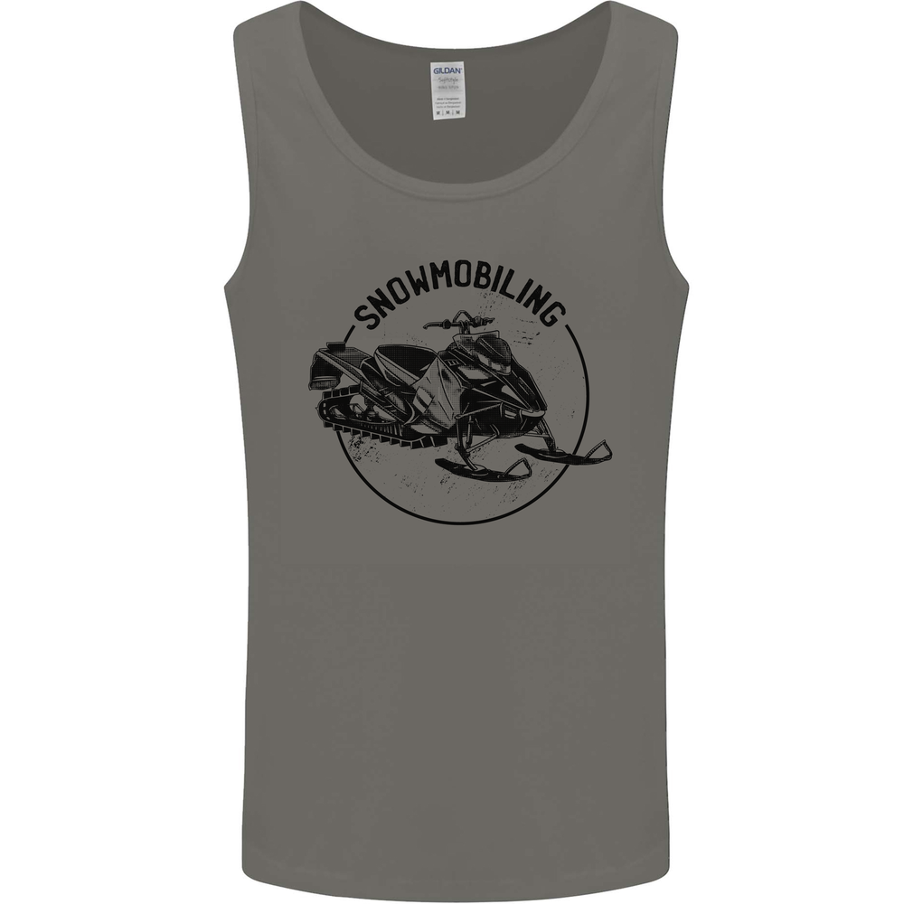 A Snowmobile Winter Sports Mens Vest Tank Top