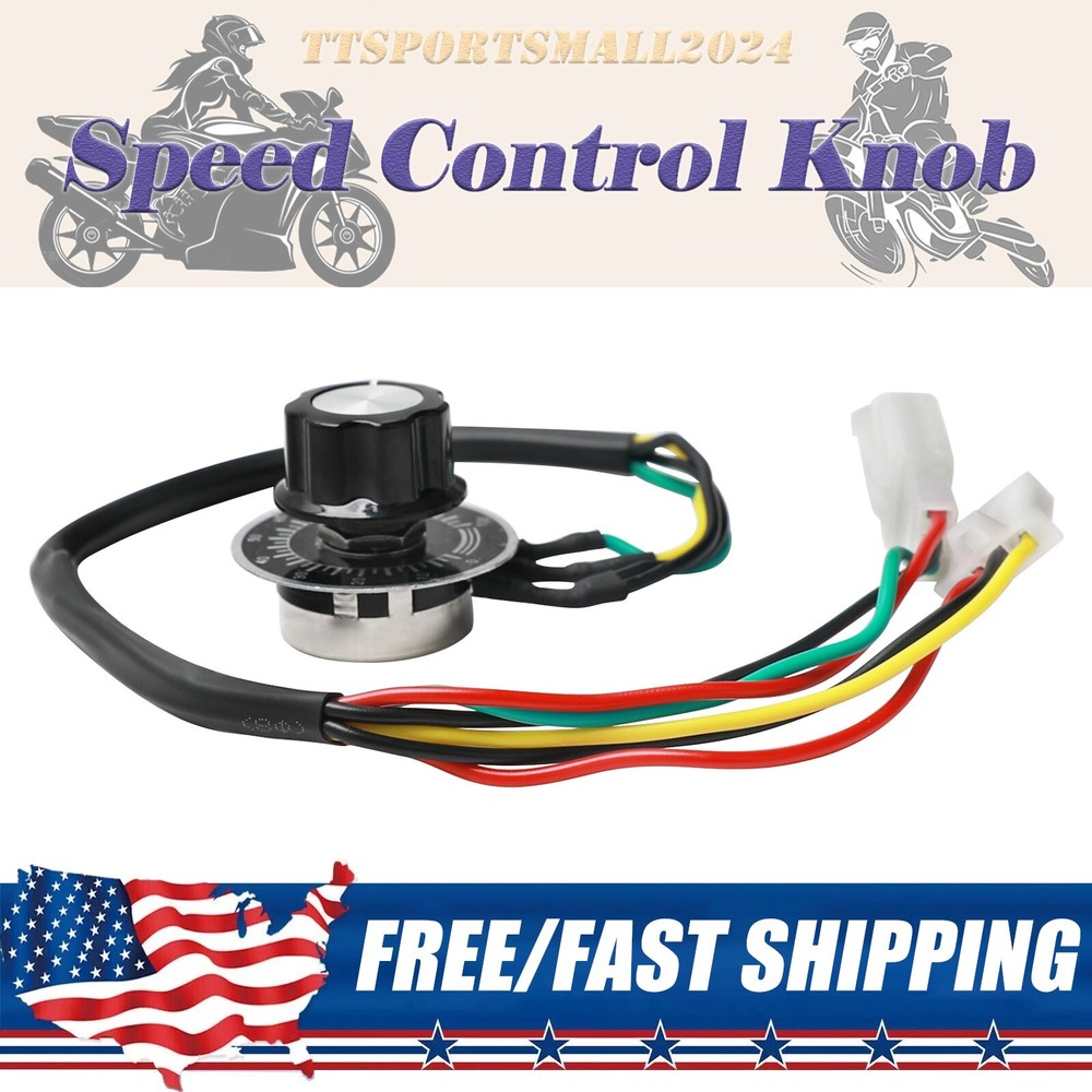 Speed Control Knob Controller Switch For Electric Motorcycle Motorbike Tricycle