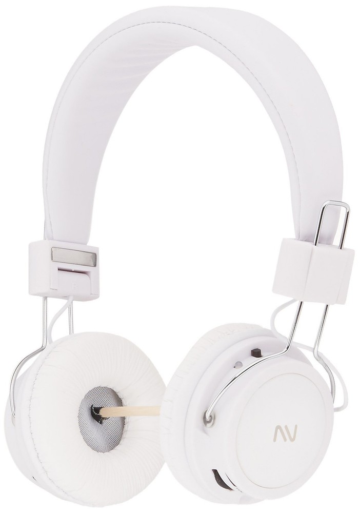 Nutek HP77MF2 Wireless Headphones in White