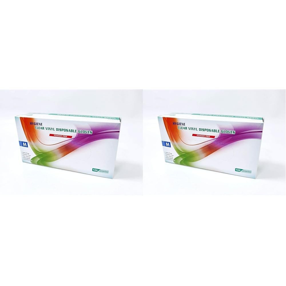 Powder-Free Medium Vinyl Disposable Gloves