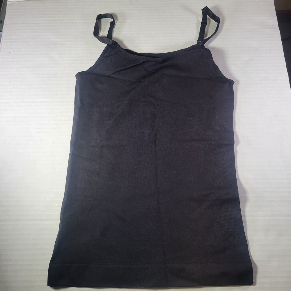 Shapermint Black Scoop Neck Cami Size L for All-Day Comfort