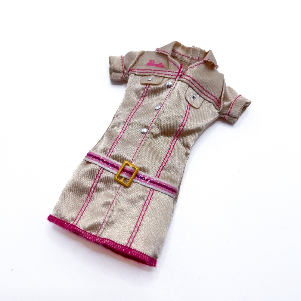 Fashionistas Vet Zoo Barbie Doll in Pink Cream Dress Style A  