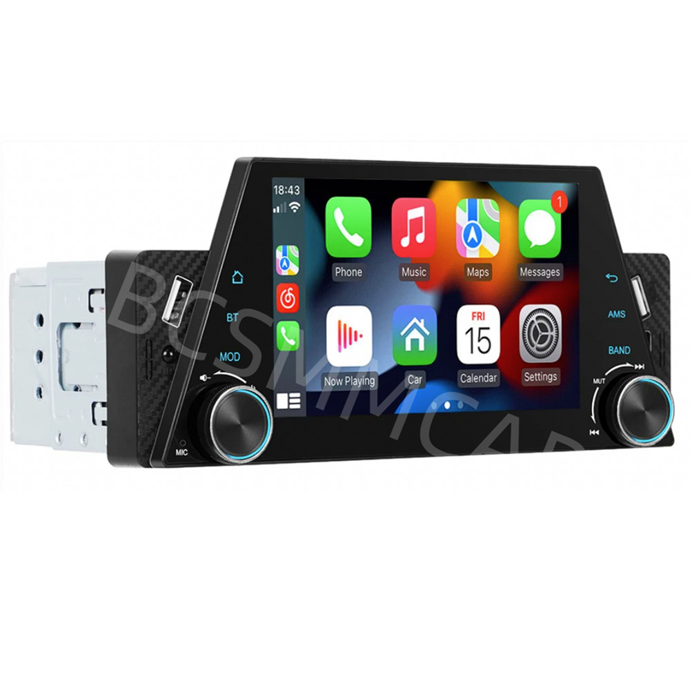 Touch Screen Car Stereo with Bluetooth FM MP5 Player for CarPlay and Android Auto