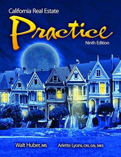 California Real Estate Practice 9th - Paperback, by Walt Huber; Arlette - Good