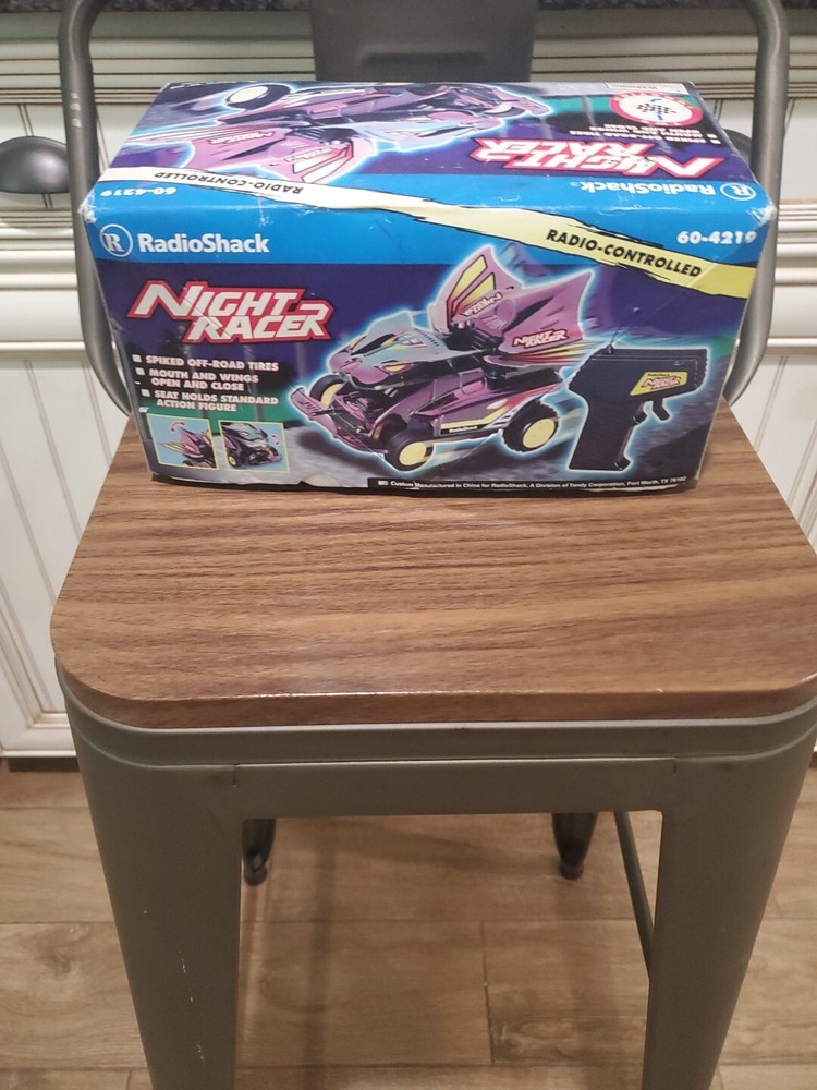 VTG 90s Radio Shack Night Racer Creature RC Radio Controlled Car 60-4219