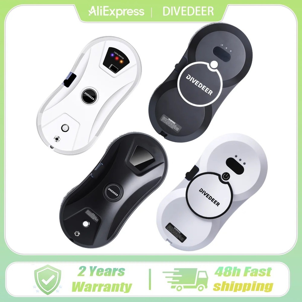 Automatic Water-Spray Window Cleaning Robot Magnetic Glass Cleaner, Multi-Mode