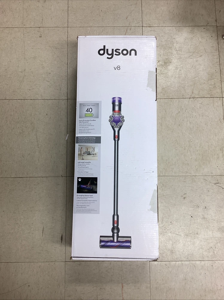 Dyson V8 Stick Vacuum Cleaner - Silver/Nickel (400473-01)