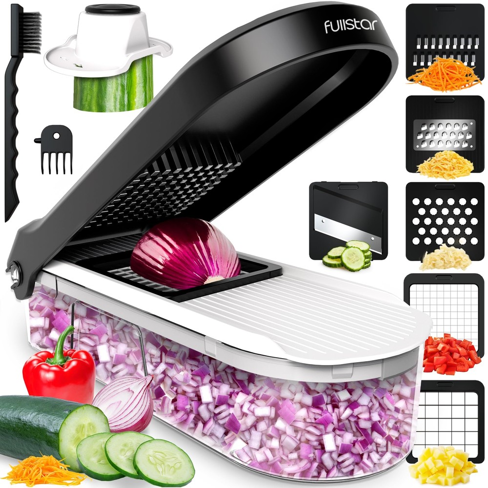 Premium 8-in-1 Multi-Functional Vegetable Chopper & Cheese Slicer Kitchen Tool