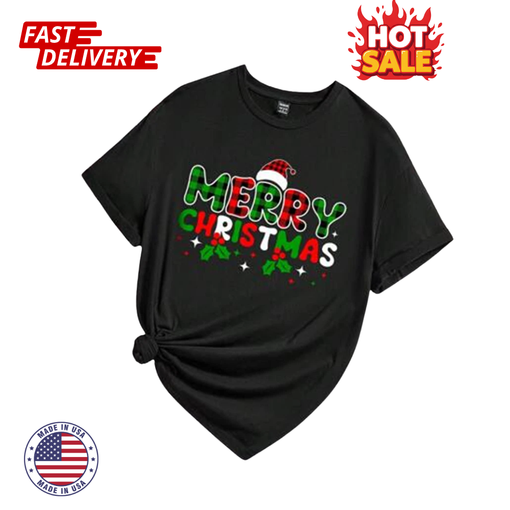 SALE Merry Christmas Inspired T-Shirt - Men's Women's Casual Crew Neck Tee S-5XL-image