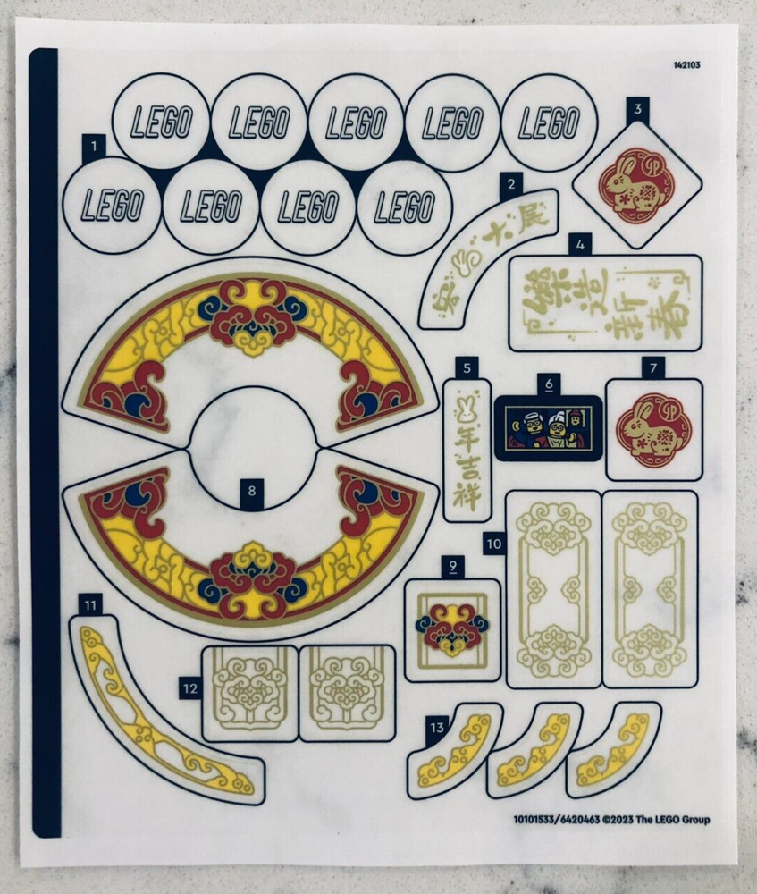 LEGO Lunar New Year Parade Building Set 80111 for Seasonal Celebration-image