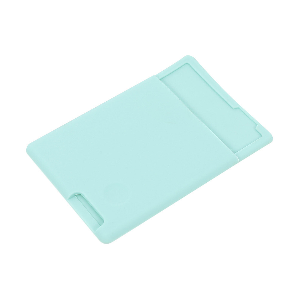 Slim Silicone Card Holder Sticky Case for Mobile Phones and Credit Cards