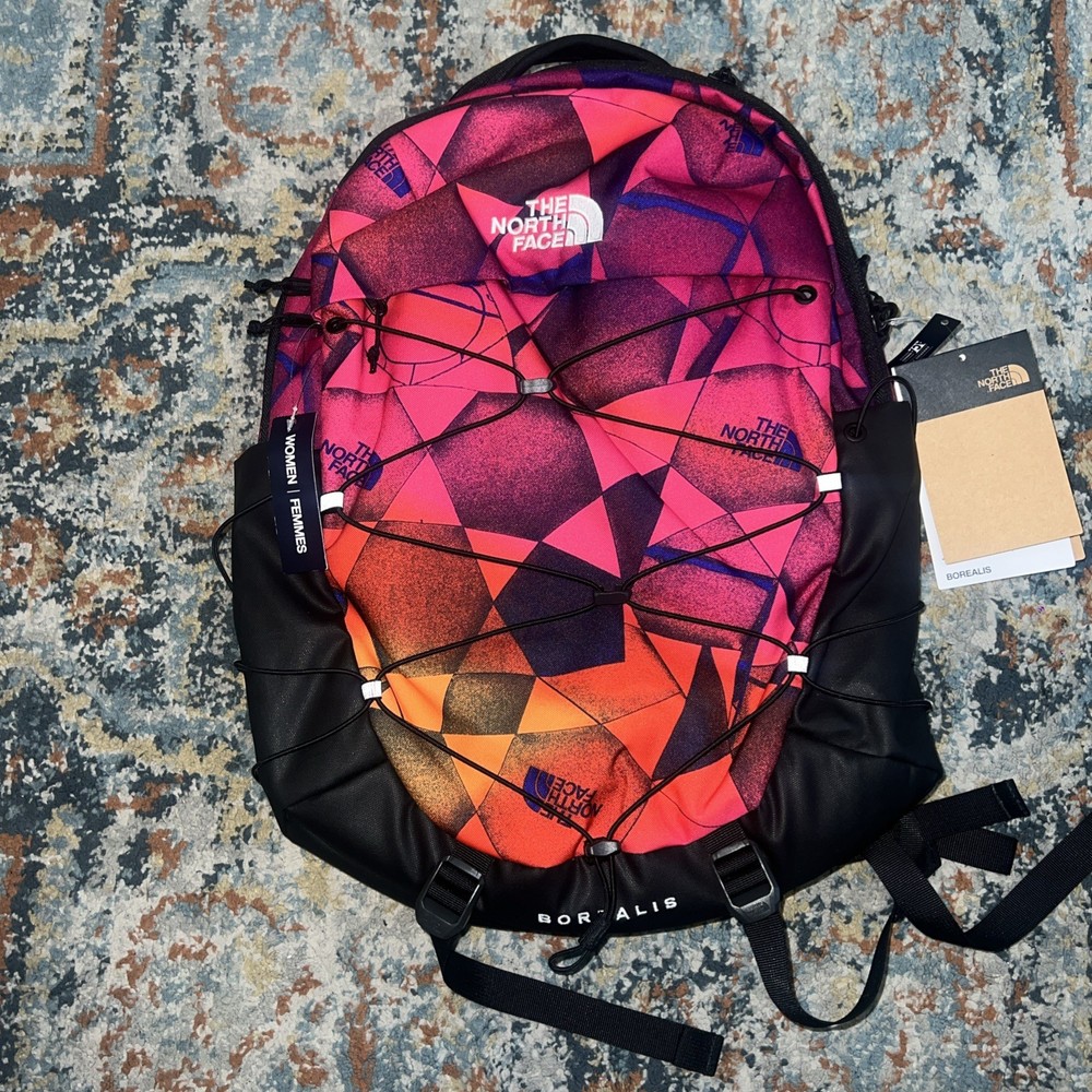 The North Face Women's Borealis 27L Backpack in Mr Pink Expedition Print