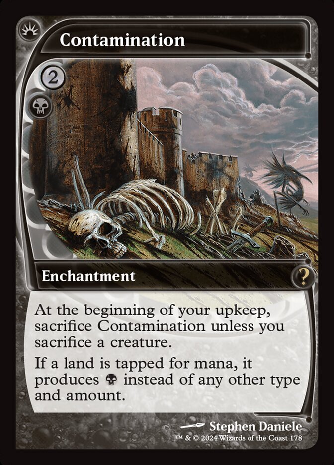 MTG Magic the Gathering Contamination (178/390) Mystery Booster 2 LP