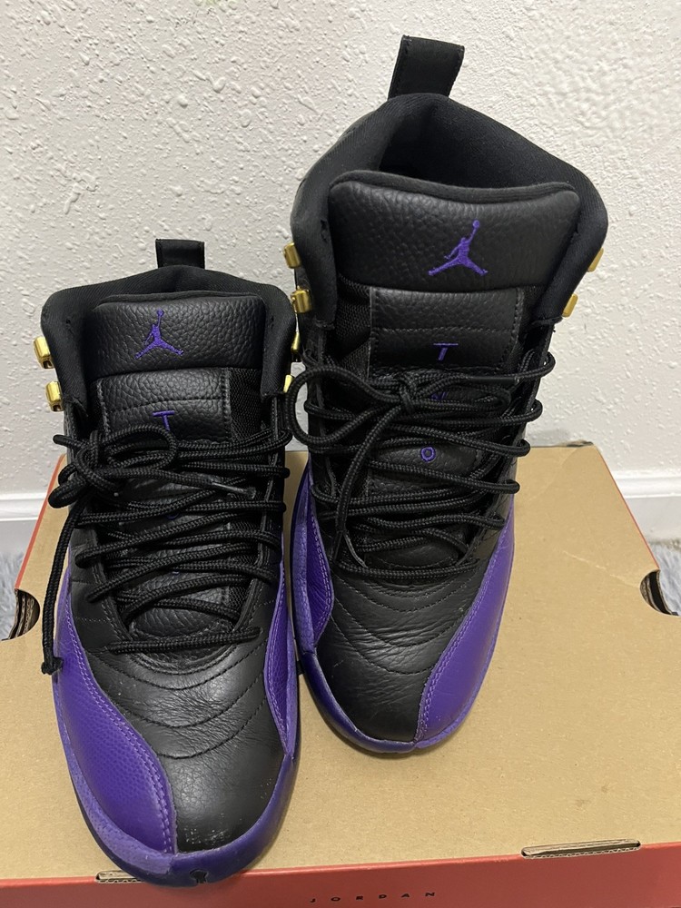 Men's Jordan 12 Retro Black /Field Purple (CT8013 057) - 9