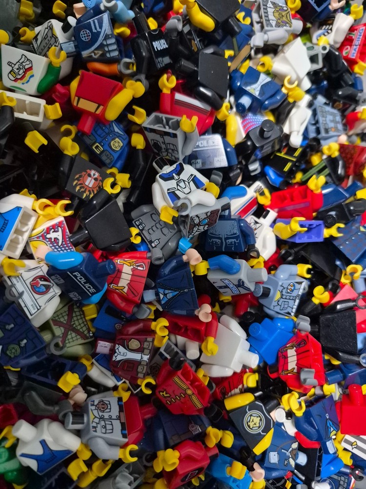 LEGO Bulk LOT of 20 Pcs ~ Minifigures TORSOS RANDOM BULK LOT
