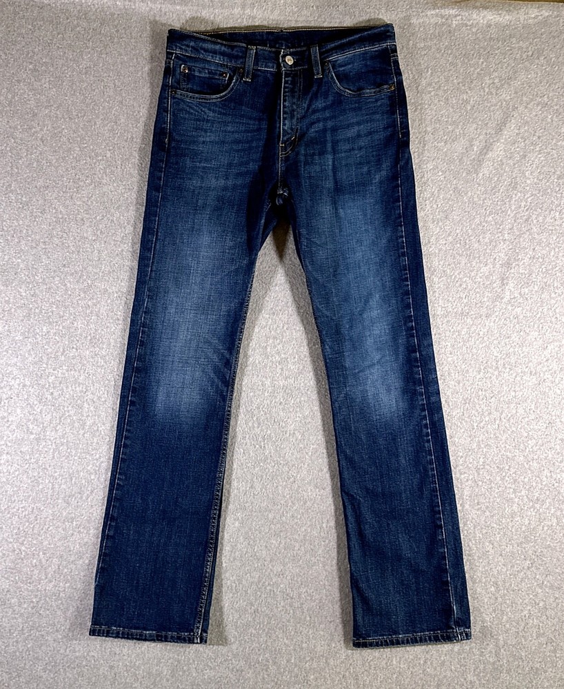 Levi's 527 Mens Jeans Blue Size 32x34 (33x33) Slim Bootcut Denim