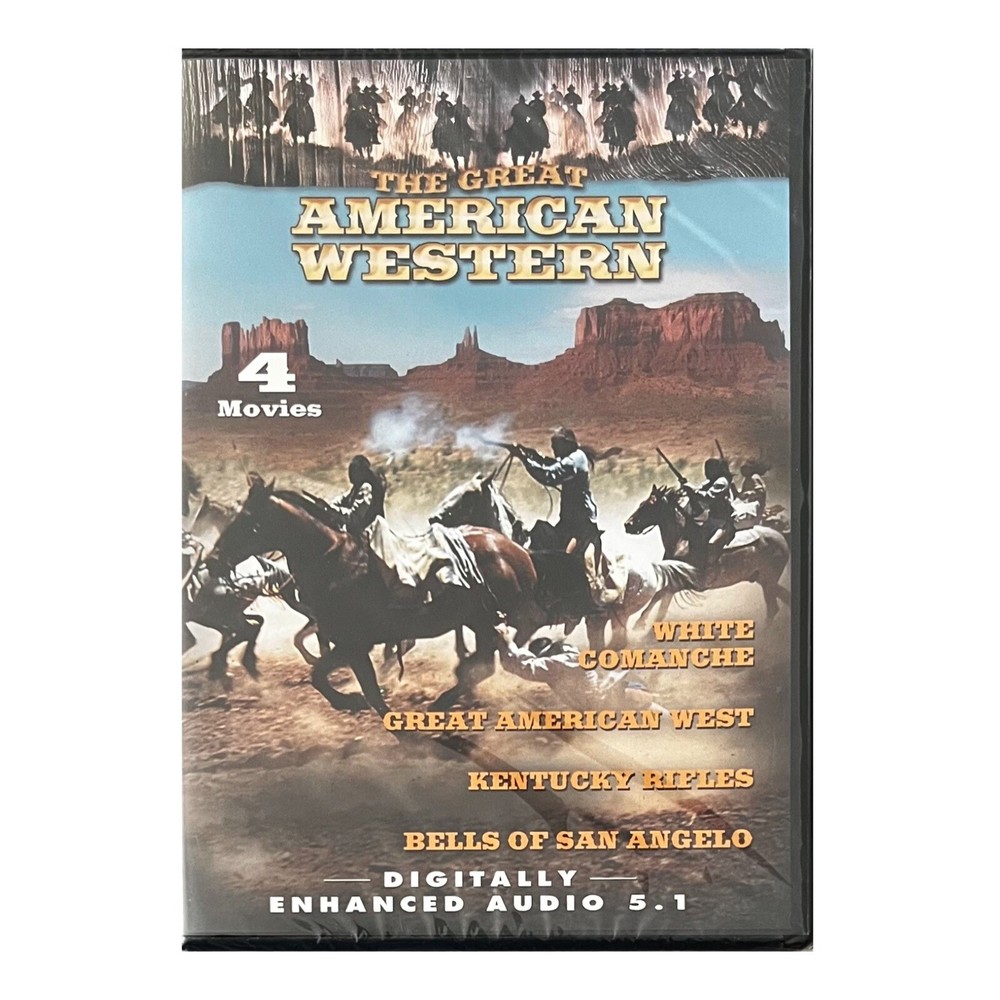 The Great American Western (DVD, 2003) Volume 20 4-Movie Feature - NEW SEALED