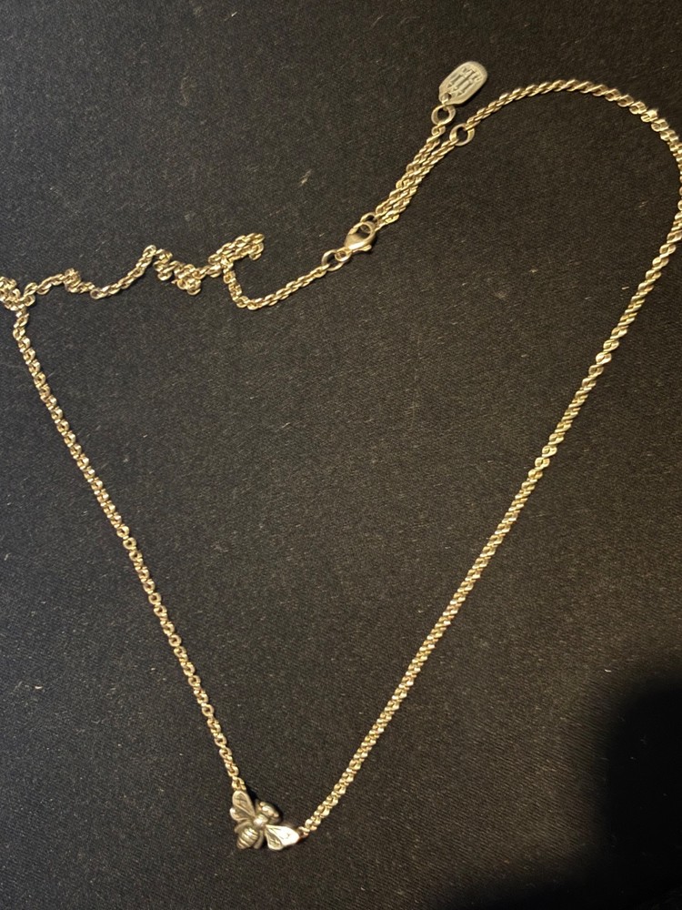 James Avery Bumble Bee Necklace 18”  adjustable length