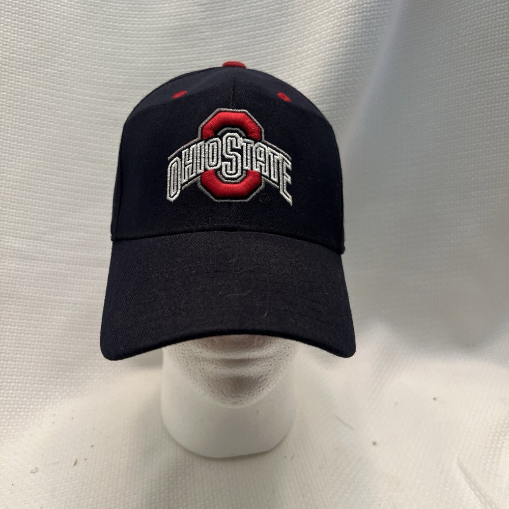 Ohio State Buckeyes NCAA Black Adjustable Fitted Hat