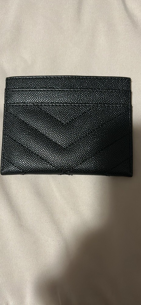 YSL Card Holder Black