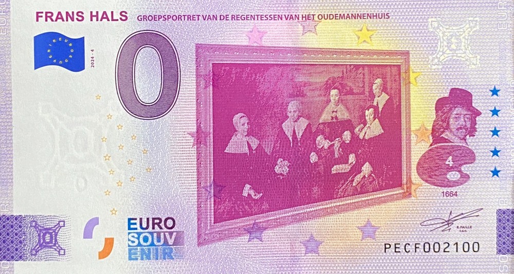 Ticket 0 EURO Frans Halls Gropsportret Netherlands 2024 Number 2100