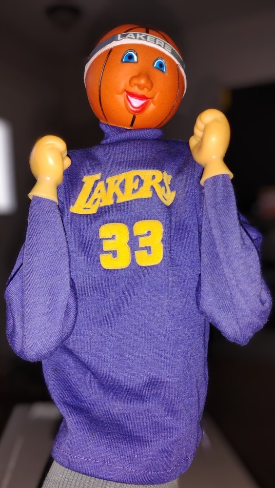 Vintage #33 lakers fighting Bobblehead, hand puppet