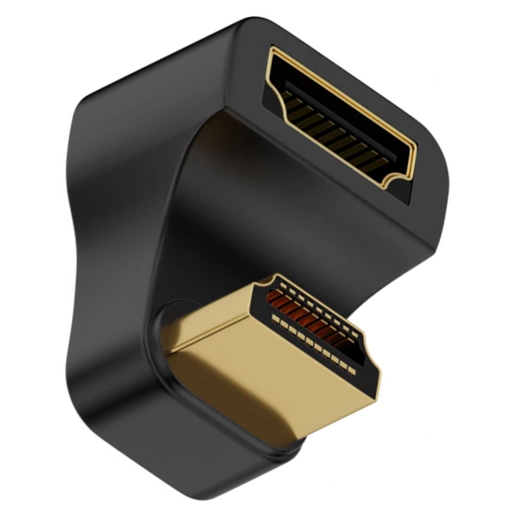 U-Shape 4K 8K HDMI 2.1 Adapter Male to 180 Degree UHD HD