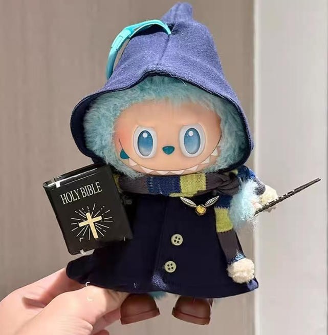 (No Doll) Compatible Cape Set For LABUBU The Monsters Plush Doll Replace Clothes