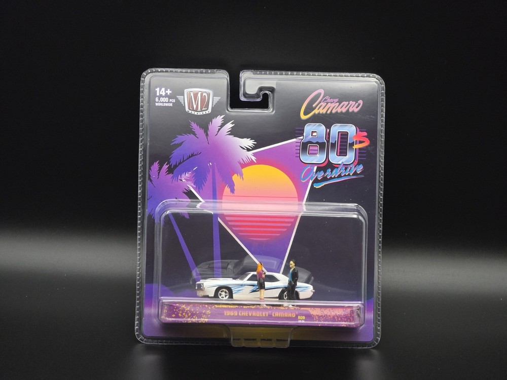 M2 Machines Diorama 1969 Chevrolet Camaro 80's Overdrive R09 24-34 NEW Unopened