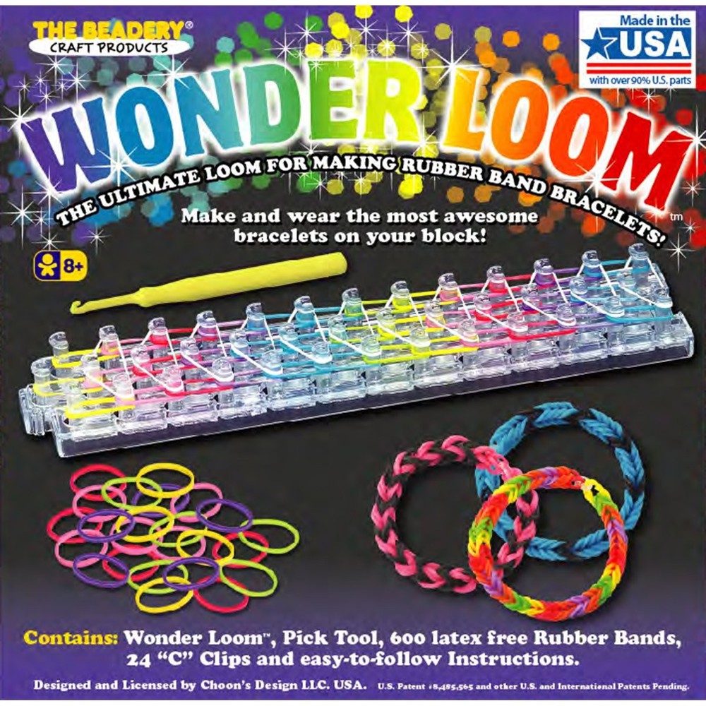 Wonder Loom Multicolor Rubber Band Bracelet Making Craft Kit