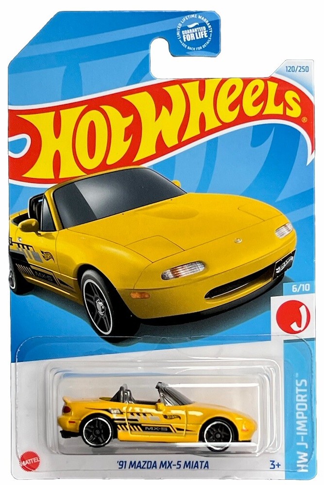 HOT WHEELS ‘91 MAZDA MX5 MIATA HW J-IMPORTS NEW 2024