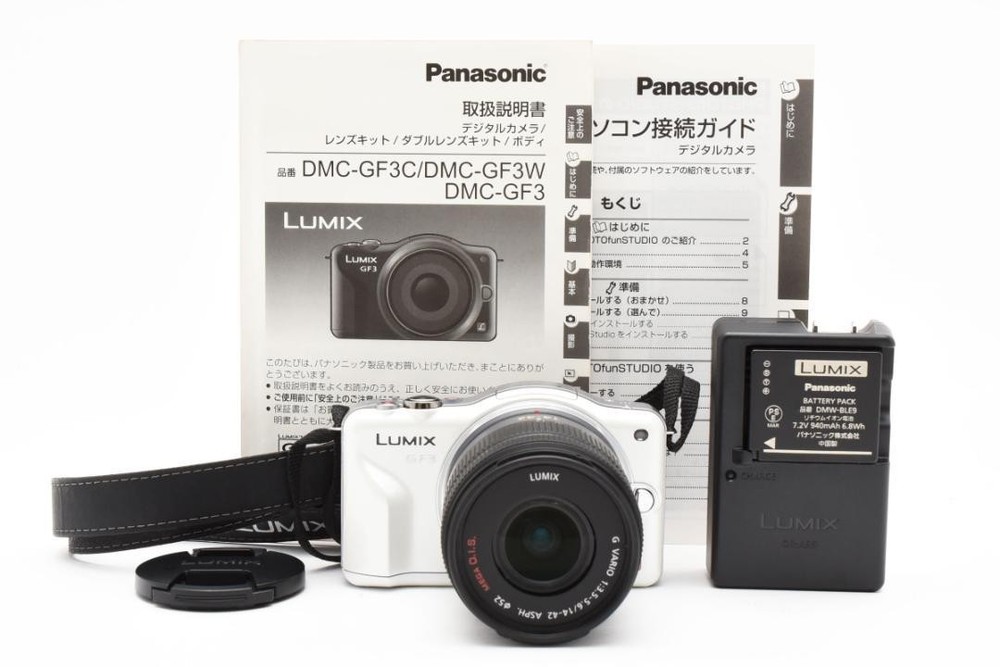 Panasonic Lumix DMC-GF3 Mirrorless Camera with 14-42mm Lens Kit Pre-Owned